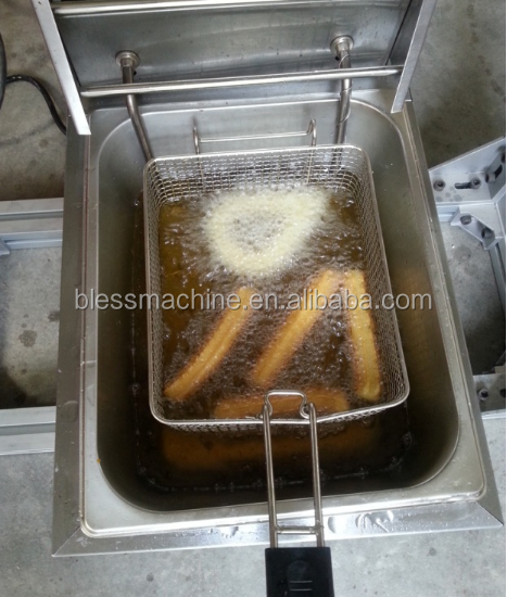 5 molds Stainless steel Churros Machine 1100*600*570mm