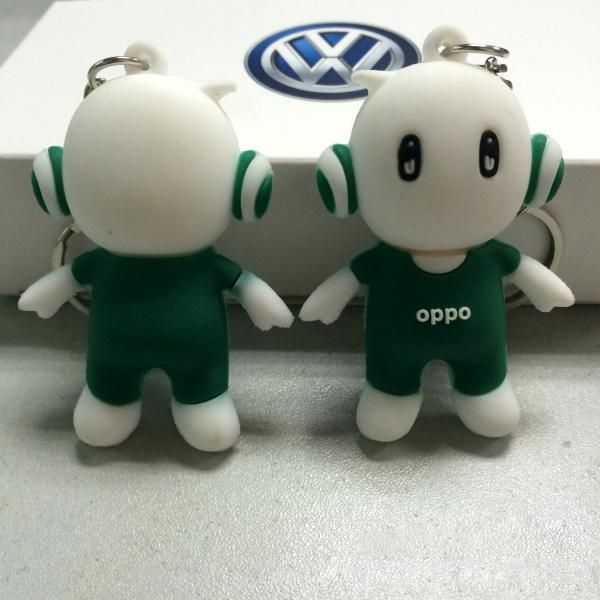 Cool Opp Vivo 3d Toy Rubber PVC Keychains Key Holder, Pack With Nice Plastic Case, For Advertising Gift