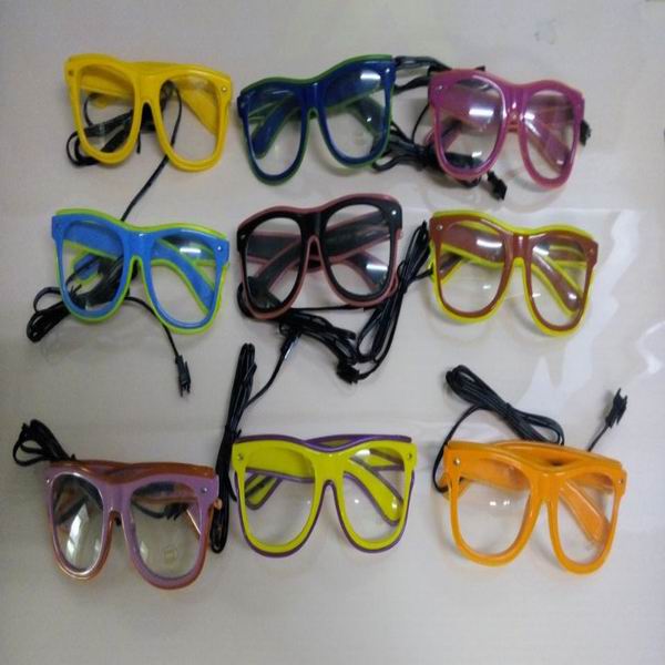 party decorative el glasses/el wire glasses/light up glasses