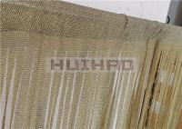 0.53x3.81mm acero inoxidable soldado cortina de malla de malla para pantalla divisora de la habitación
