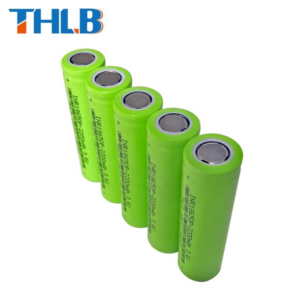 2500mah 2600mah Lithium Iron Phosphate 18650 Cell 1000 Times