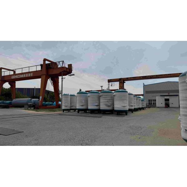 Pressure Stability Industrial Horizontal Air Receiver Tank Carbon Steel 0.8Mpa