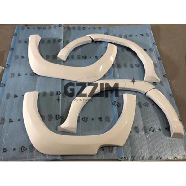 Plastic Black / White Car Fender Flare For Toyota Rocco Wheel Fender Flares