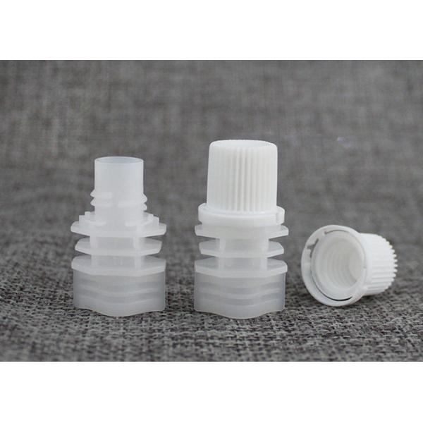 External Dia 10.5mm Plastic Spout Caps For Baby Fruit Clay Food Standup Pouch Bags