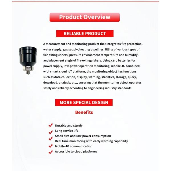 Customized UBTHPI-4G  IoT Sensors On Connected Cloud Platform Pressure Temperature  Humidity Angle measurement
