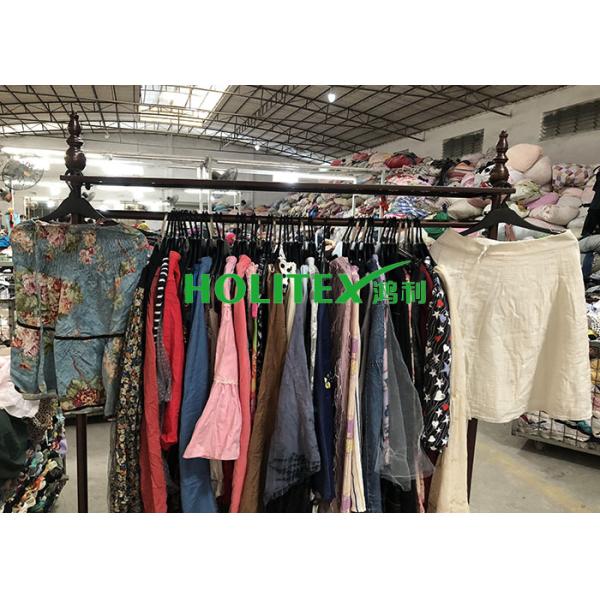 Holitex Used Womens Clothing , Good Quality Second Hand Clothes Ladies Cotton Skirts