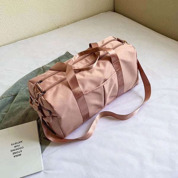Custom Branded Nylon Gym Bags ,  Anti Theft Waterproof Fabric Sports Luggage Bag