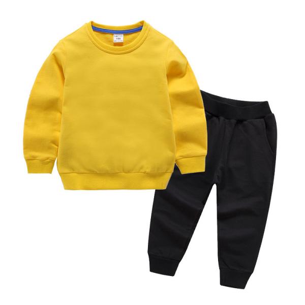 80cm-150cm Spring Children's Clothing Kids 2pcs Toddler Jogger Clothing Sweat Set