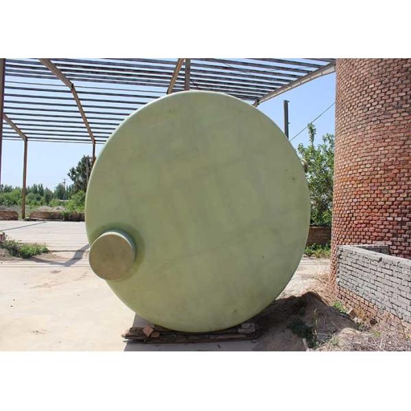 Cross Wound Cylindrical Frp Chemical Storage Tanks Horizontal Water Tank