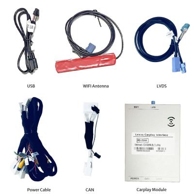 Car Original Screen Video Interface CarPlay Android Auto Module For Lexus ES NX RX IS