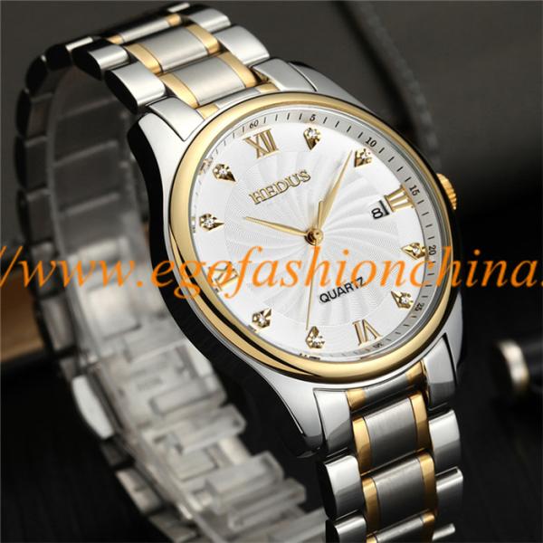 Rose Gold Black White Woman Watch Luxury Watch for Man Stainless Steel Watch Quartz Watch