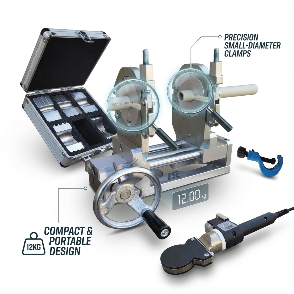 20mm Mini Manual Butt Welding Machine | Small Diameter Pipe Fusion