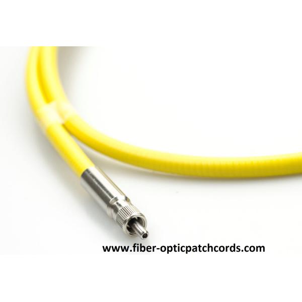 Cable de fibra óptica del laser de SMA905 SMA906 con el cable amarillo del conector del surco del aislamiento del aire