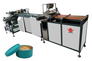 Round Box Wrapping Machine To Make Tea Box and Pen box