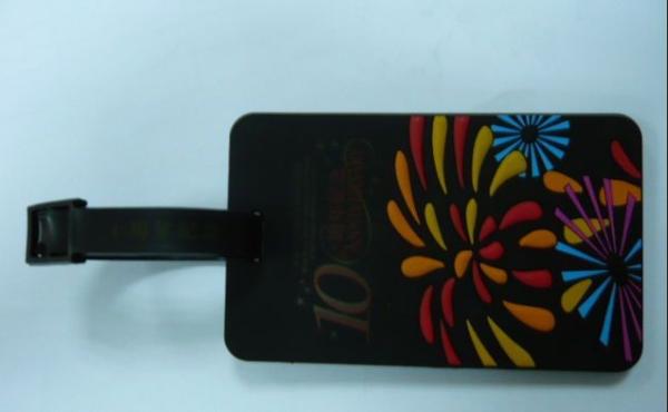 various styles tags metal or pvc customized clear plastic pvc luggage tags
