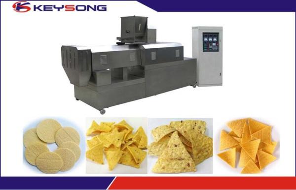 Automatic Tortilla Making Machine , Puff Doritos Snack Food Production Line
