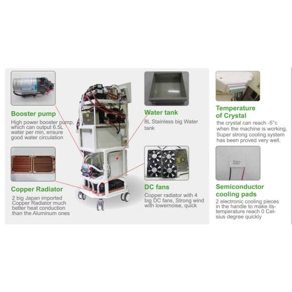 White SHR Hair Removal Machine , professional permanent hair removing machine