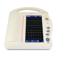 10,1 de pouce de l'affichage à cristaux liquides ECG de machine avance médicale colorée de l'acquisition 12 simultanément