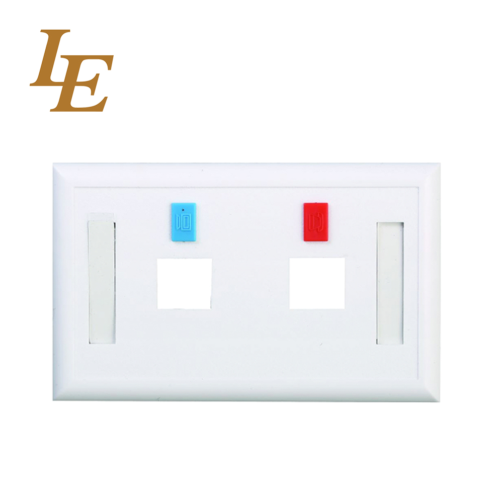 120 стенная розетка планшайбы Джек Rj45 порта типа 2 Keystone