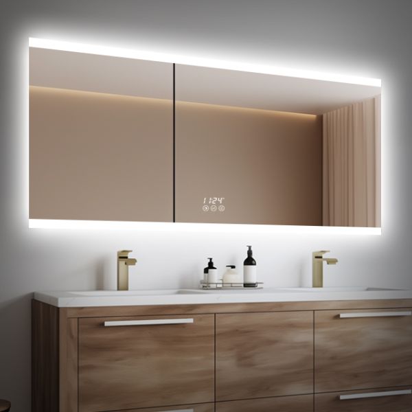 Shatterproof Wall Hung Vanity Mirror 60*80CM 70*90CM 75*100CM 75*120CM