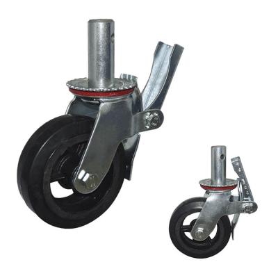 rodas de borracha do andaime 8inch