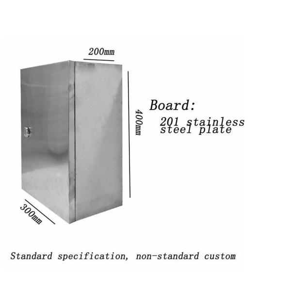 Commercial Stainless Steel Control Panel / Grey Electrical Distribution Box