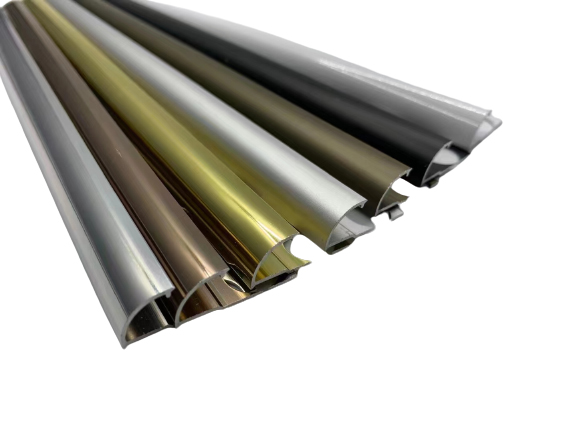 Aluminum Stair Nosing for Floor Decor 5.8-6.0M Length Deep Process Precision Drilling