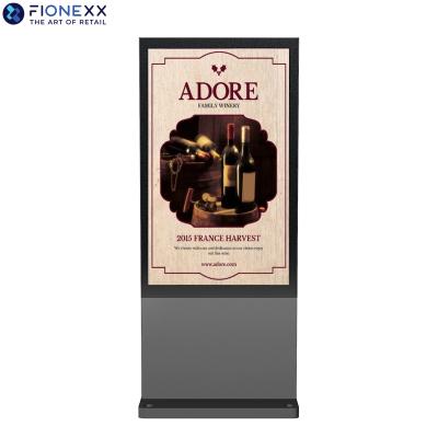 Energy Efficient 49 Inch Outdoor Digital Totem For Street Side Outdoor High-Quality Advertising Display Screen