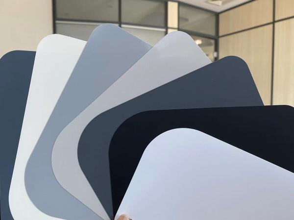 Soft Touch Solid Color White PVC Decorative Film 1400mm Width For Interior Decoration