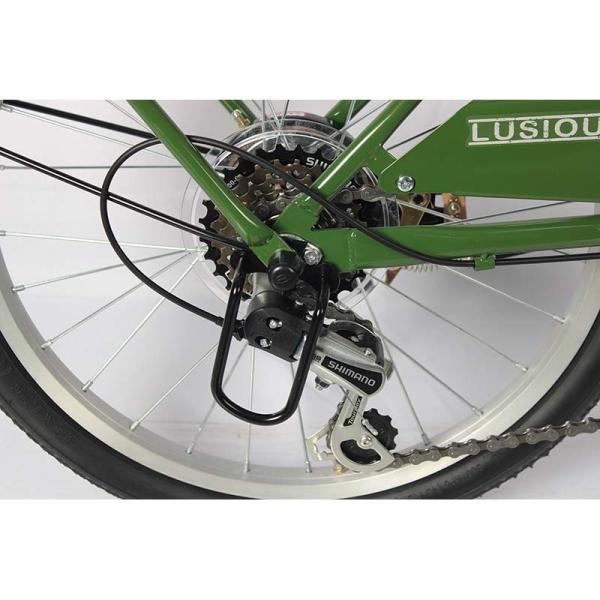 Variable six vitesses en acier Vélo de ville 20 pouces cadre Vélo pour femmes OEM DOM