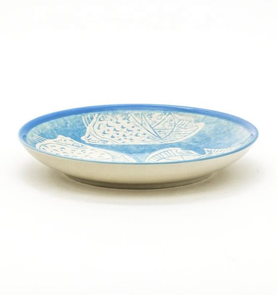 New products Ocean style Ceramic Houseware plate dish sets