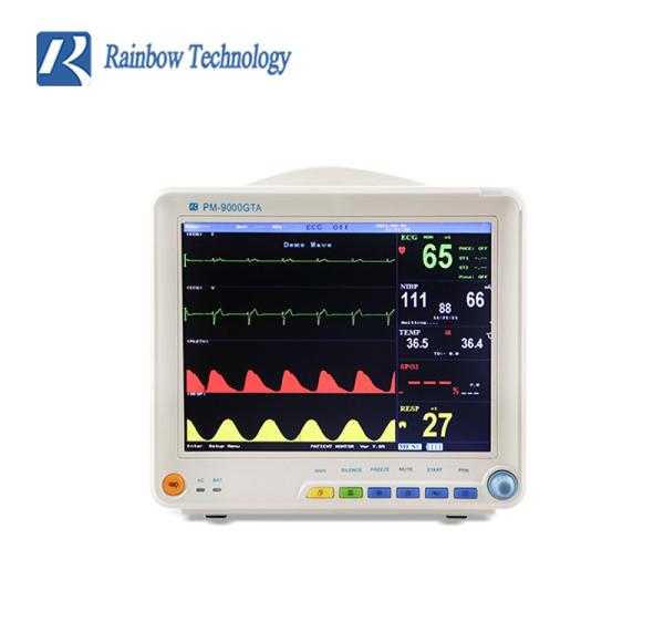Audible And Visual Alarm Multiparameter Monitor With 12.1 Color TFT LCD Display