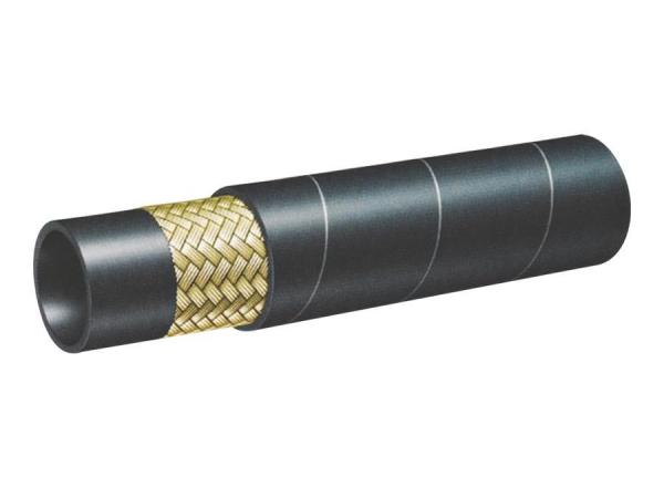 Conjunto de mangueira de borracha hidráulica reforçada por fio de aço trançado / espiral