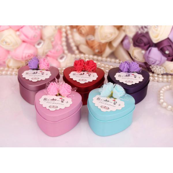 Lata de lata para o feriado de Christimas, caixa dos doces do rosa da ANSR LFGB dos doces do metal