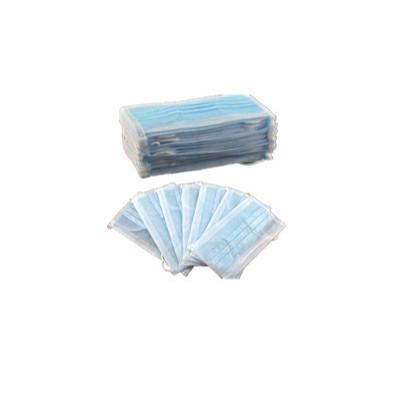 Earloop 3 Ply Surgical Face Mask With Adjustable Plastic Nose Clip