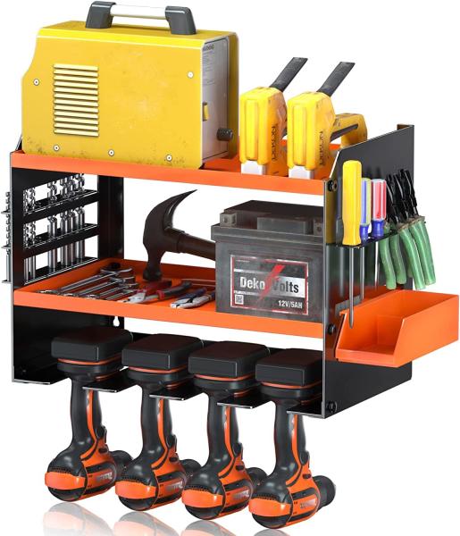 Maximize o espaço da sua garagem com este organizador de ferramentas elétricas durável e caixa de ferramentas de plástico