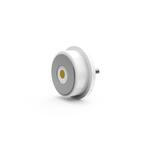 White LCP housing dia.8.0mm  circular male female magnetic cable connector