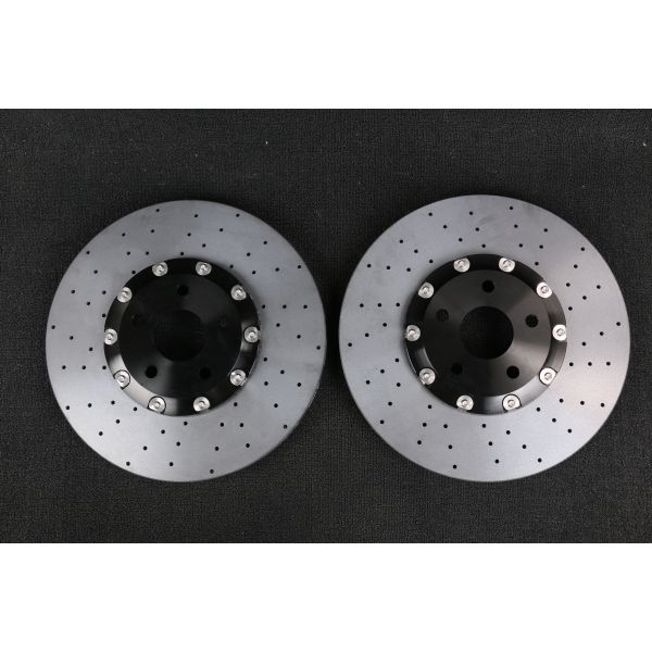 350×34mm Carbon‑Ceramic Front Brake Rotors For Porsche 911 GT2 Performance Replacement Disc