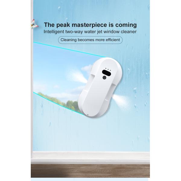Robot de nettoyage de façade à pulvérisation d'eau ultra-mince de 62 mm, nettoyeur de vitres électrique pour le bain et le nettoyage extérieur