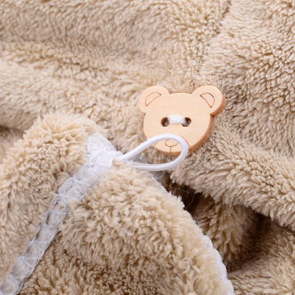 Женская коралловая шерсть Сухая шляпа для волос Быстросухая абсорбтивная душная шляпа с утолщенным полотенцем