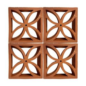 Terracotta Breeze Blocks Manufacturer Decorative Hollow Clay Bricks for Facades and Garden Walls