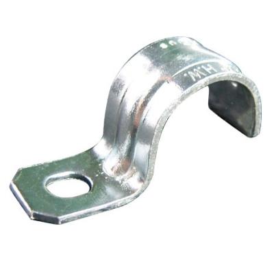 EMT correias rígidas um buraco revestido de zinco de aço correias rígidas / Pipe Strap / China fabricação alta qualidade