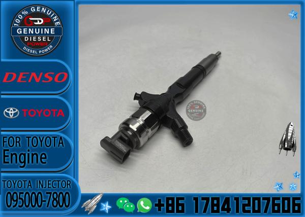 Combustível profissional Denso Common Rail 095000-7800 Para Toyota- Hiace Hilux 2kd-ftv Injetor 23670-39245