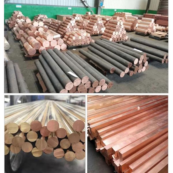 C11000 Round Copper Steel Bar 2 To 90mm C11000 Half Hard Copper