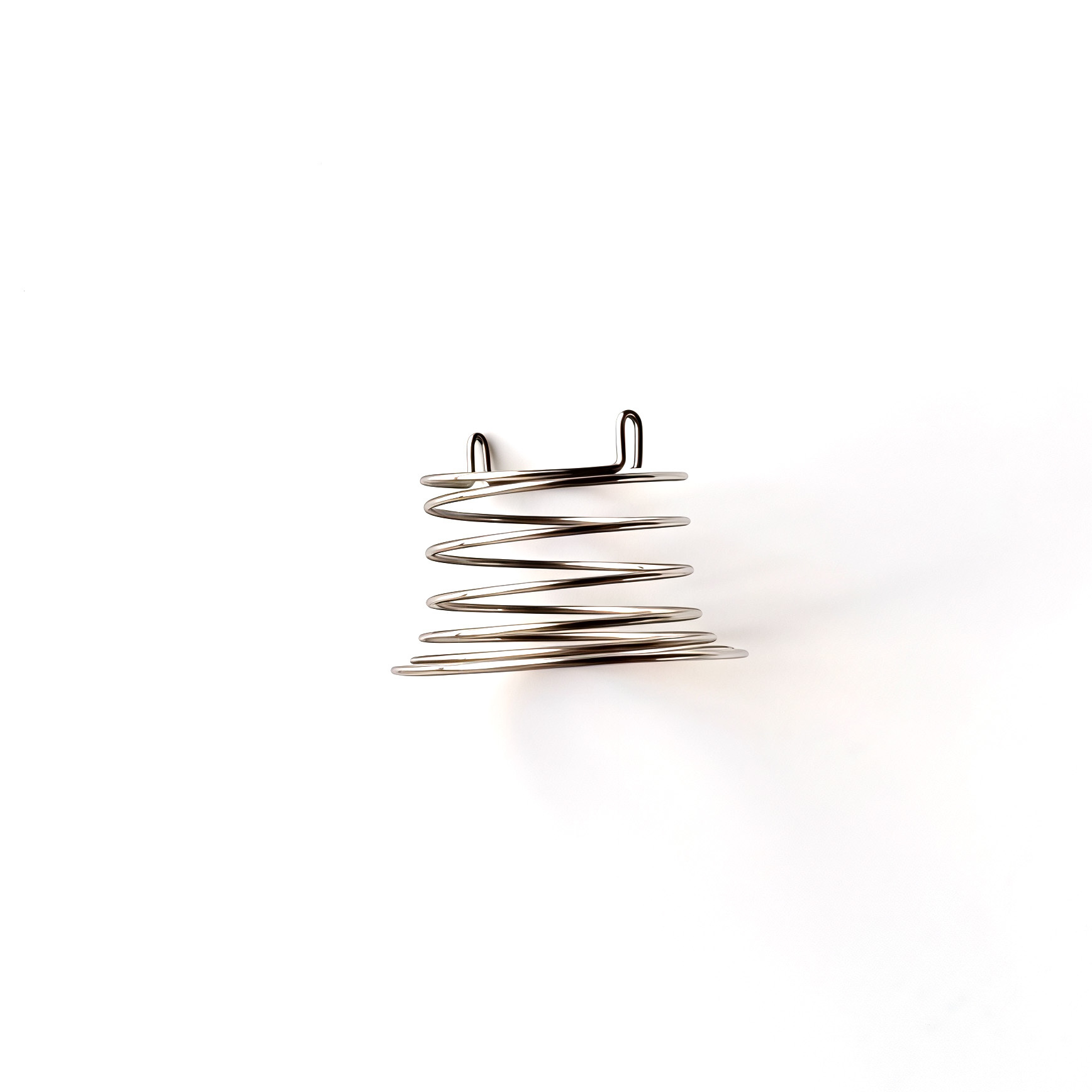 Custom 304 Stainless Steel Touch Spring with Passivation, 0.6mm Wire Diameter, 22×22×16mm