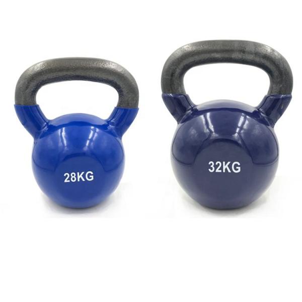 Competition Vinyl Painted Cast Iron Kettlebell Lifting Weights Fitness Equipment