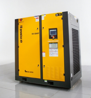 OE-55APF Single Screw Compressor | Energy-Saving Variable Flow & Optimized Silent Cabinet