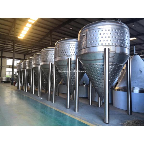 3000L 4000L Beer Brewing Equipment Stainless Steel Fermentation Conical Tank