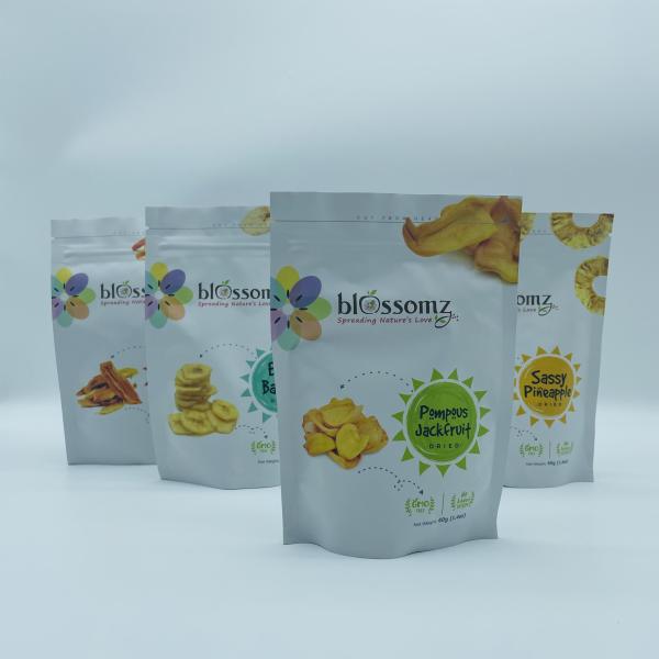 Multiple Skus Snacks Packing Pouch Stand Up Mylar Food Bags MOPP/PET/AL/PE