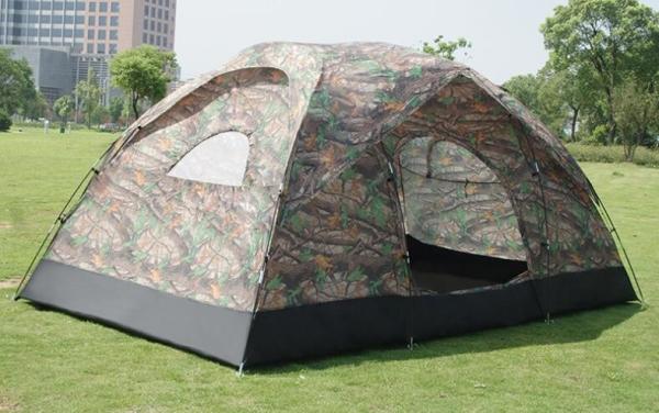 Big Capacity Camping Tent for 8 to 10 Person Waterproof Outdoor Portable Camouflage Camping Tent Military Tent(HT6063)
